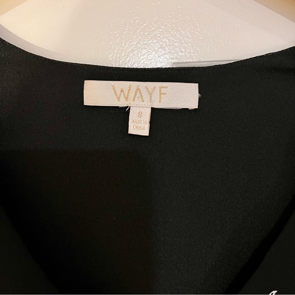 WAYF Ruffle Sleeve Top, size S - Picture 7 of 9